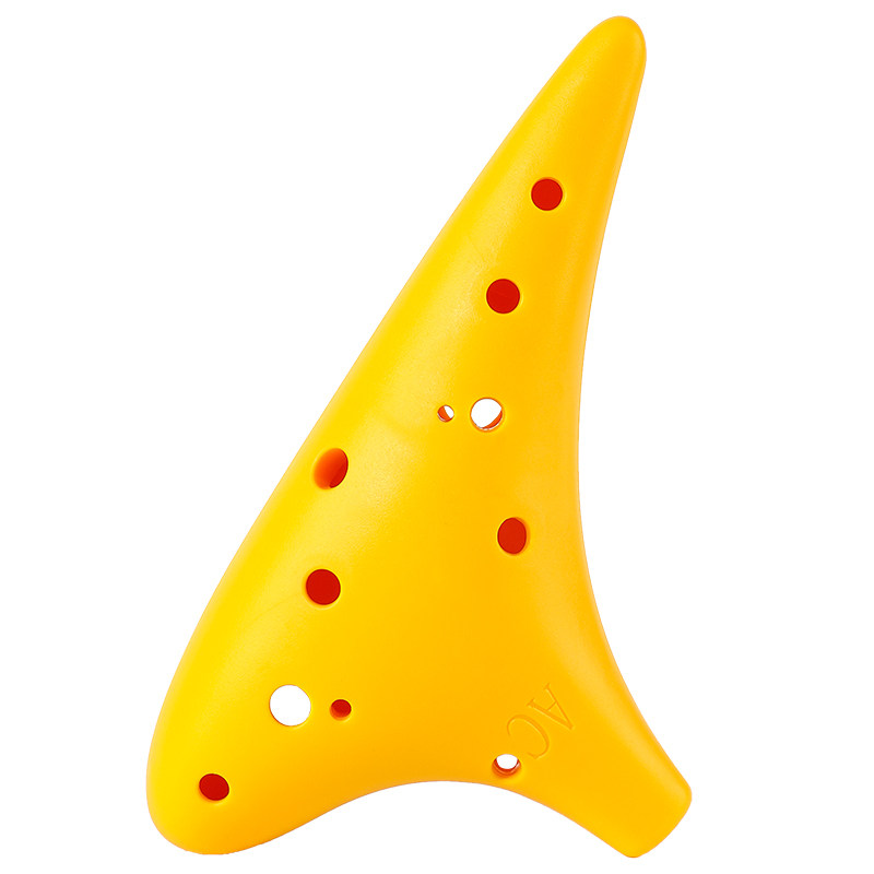 聆木塑胶树脂高音sc中音ac调陶笛 奇美陶悦陶笛