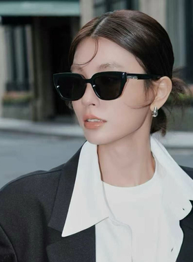 日韩新款gm猫眼小框偏光复古墨镜