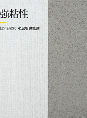 掉灰墙专用墙纸自粘防水防潮防霉