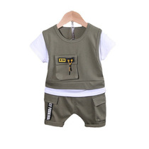 New Summer Children Girls Fashion Clothing Baby Boys Cotton