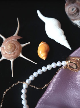 拉斐尔/天国王朝 水晶奇谭原创天然淡水极光精品圆珍珠项链