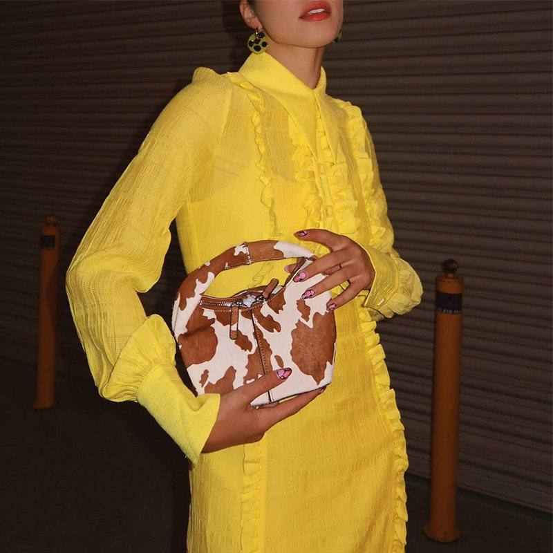 真皮小号牛角包 BobOreBlueCollectionATEA海外女士包袋