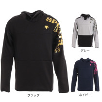 DESCENTE (mens) volleyball mens necropolis hoodie warm clothing DVUUJF20