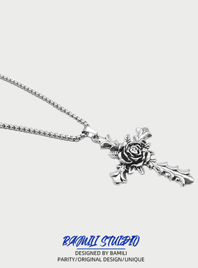 BAMILI玫瑰十字架项链款式