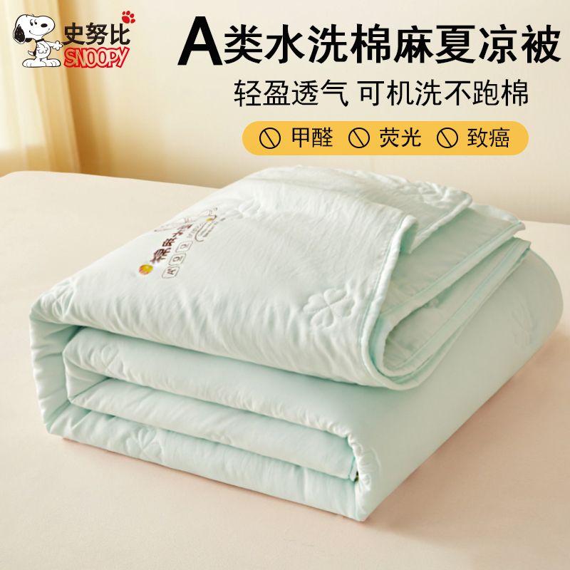 Snoopy/史努比2024新款床上用品磨毛四件套冬季加厚床单被套被罩
