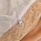 Light luxury milk velvet bed skirt four-piece set