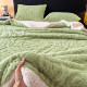 Thickened simple throw blanket for all seasons