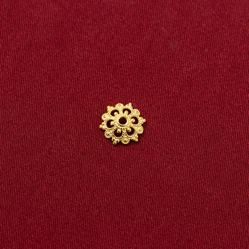 『无戒』S925纯银电镀10mm镂空花托隔珠手串散珠diy编绳材料配件,淘宝优惠券,粉丝福利购,淘宝优惠卷