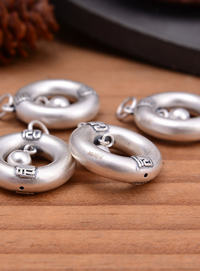 无戒银饰吊坠s999银diy挂件