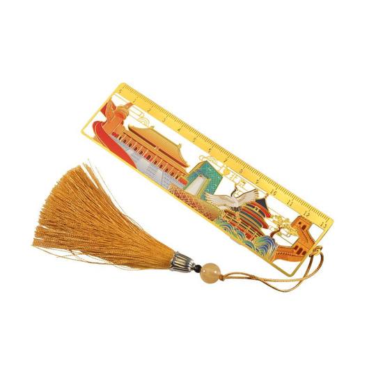 全国城市印象书签爆款文创纪念品景区热卖小商品尺子书签现货批发