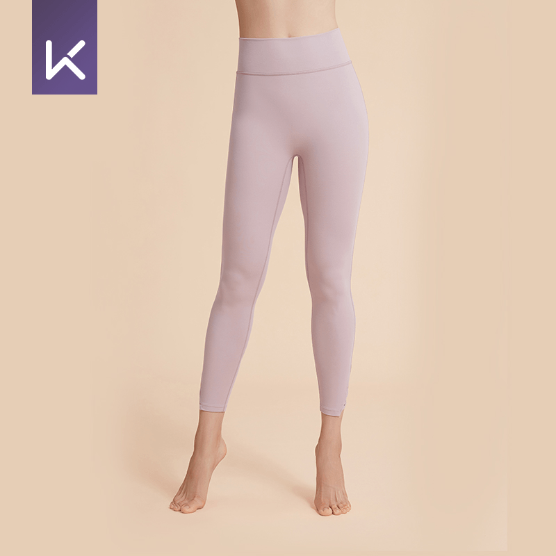 keep交叉绑带裸感高腰提臀专业长裤 Keep运动服健身裤