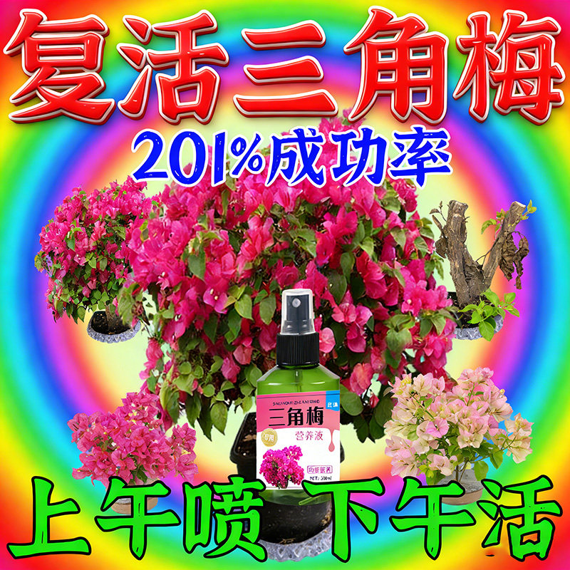 三角梅开花专用肥硫酸磷钾花肥料促花养花家用盆栽喜酸植物营养肥,淘宝优惠券,粉丝福利购,淘宝优惠卷