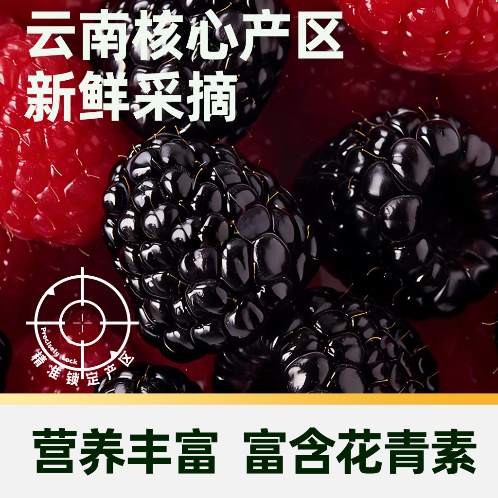 【酸甜口感】怡颗莓云南蓝莓应季新鲜水果中果125g*6盒乐