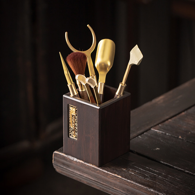 茶道六君子家用功夫茶具配件茶剪茶夹新中式简约茶桌高档泡茶工具,淘宝优惠券,粉丝福利购,淘宝优惠卷