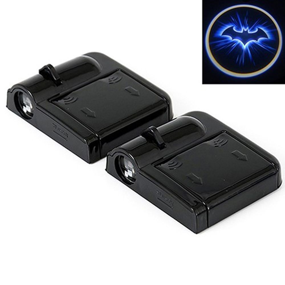 1 PC Wireless Car Light Bat Logo Door Decor Shadow LED Welco_虎窝淘