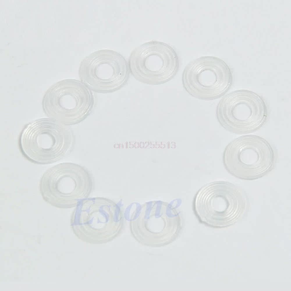 100Pcs M4 Flat Plastic Nylon Spacer Flat Washers Insulation-图1