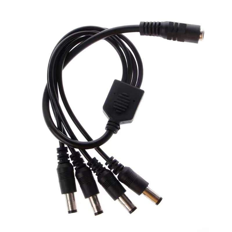 1 Female to 2/3/4/5 Male Plug 5.5x2.1mm Port 12V DC Power A - 图2