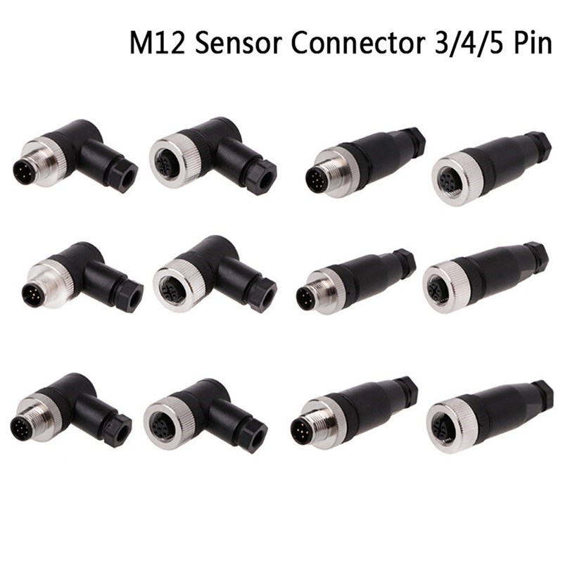 PG7 Sensor Connector IP67 3/4/5 Pin Male/Female Straight/Rig - 图3
