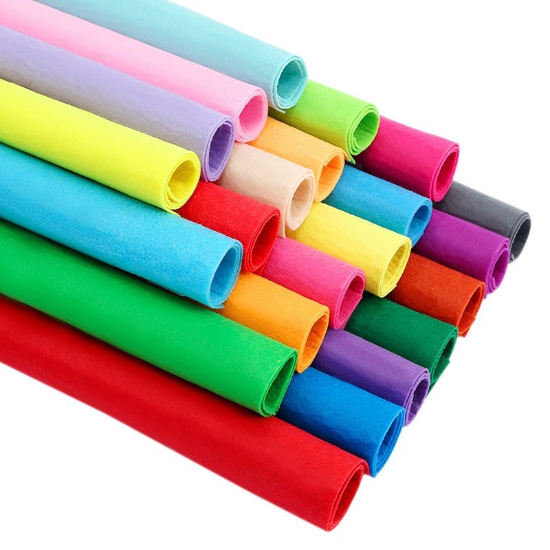 Non-woven diy craft materials nonwoven fabric color decorate-图3