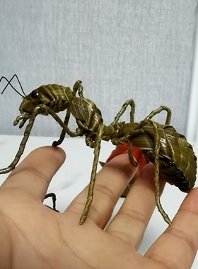 中国非遗棕编物质文化遗产草编中国龙棕编蜘蛛蚂蚁螳螂居家小摆件