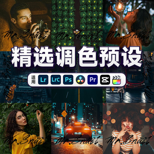 lr人像预设滤镜ps插件调色pr剪映视频lut达芬奇胶片手机lightroom - 图2