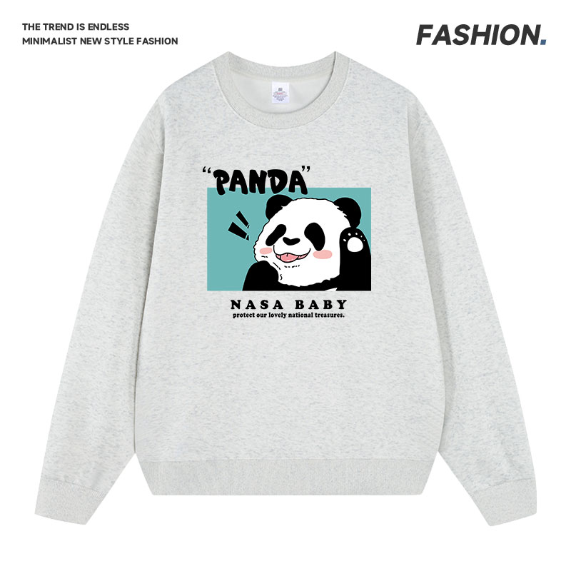 2025秋冬新款ins风宽松潮流卫衣卡通印花男女同款日常休闲百搭1