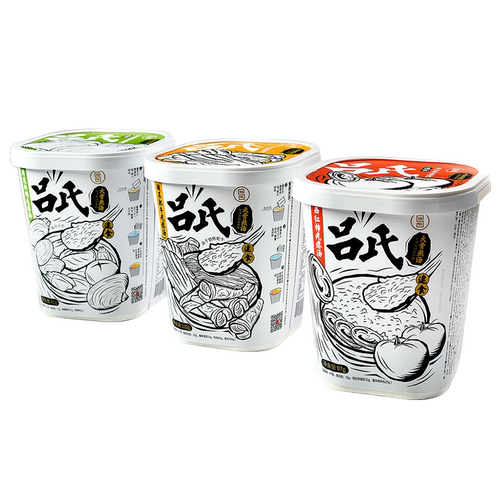 吕氏方便速食疙瘩汤西红柿酸辣冲泡速食即食懒人代餐面疙瘩 - 图3