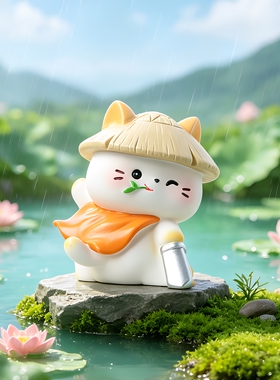 可爱江湖喵喵侠盲盒猫咪摆件
