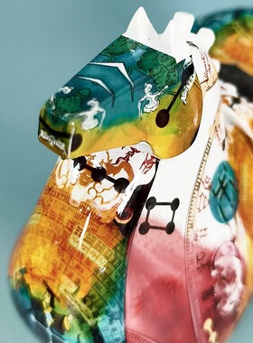 唐富贵五行马摆件工艺品装饰