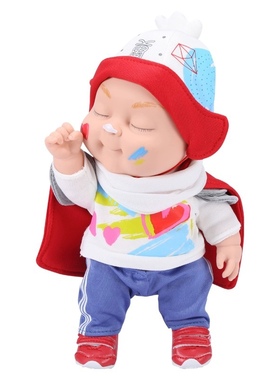 西安文创城墙小武士红色公仔摆件儿童礼物白色产品陕西旅游纪念品