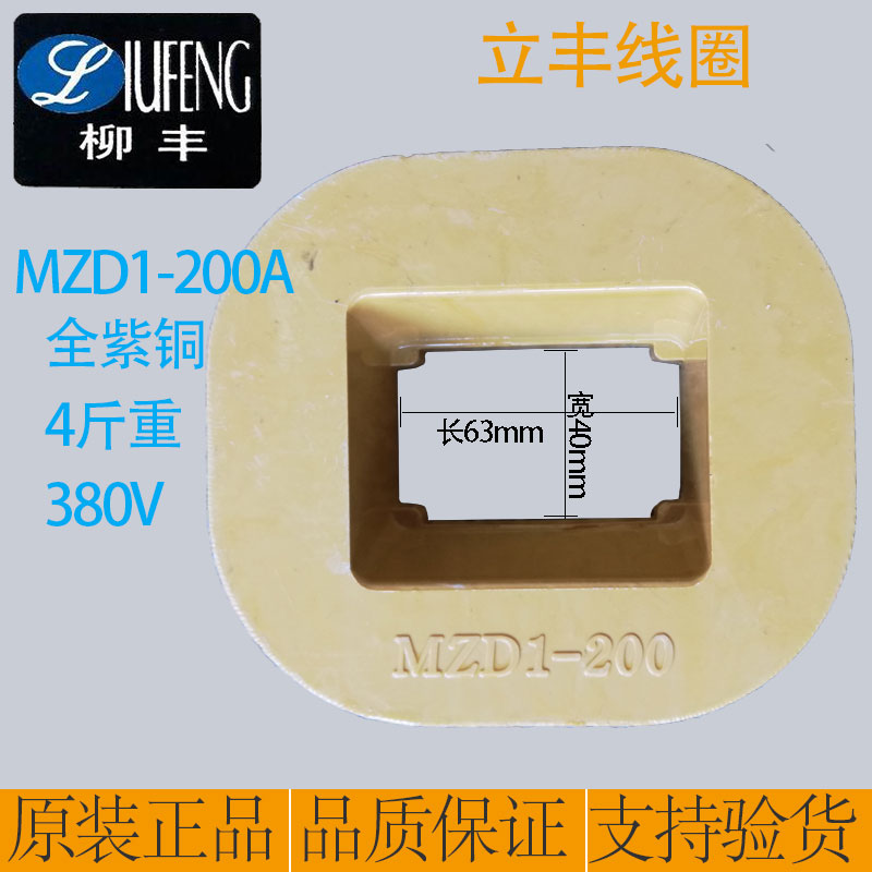 。立丰MZD1-200A/100A/300A线圈制动电磁铁线圈380V卷扬机抱闸线 - 图1