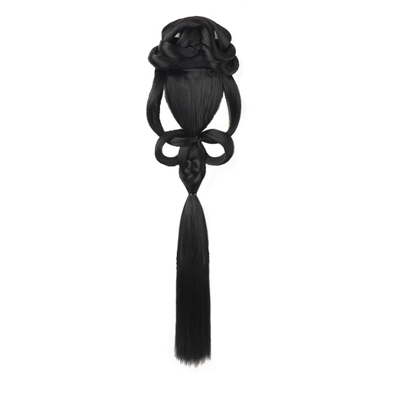 汉服假发一体式古装明制宋制盘发造型古风仙气可爱演出全套垫发包,淘宝优惠券,粉丝福利购,淘宝优惠卷