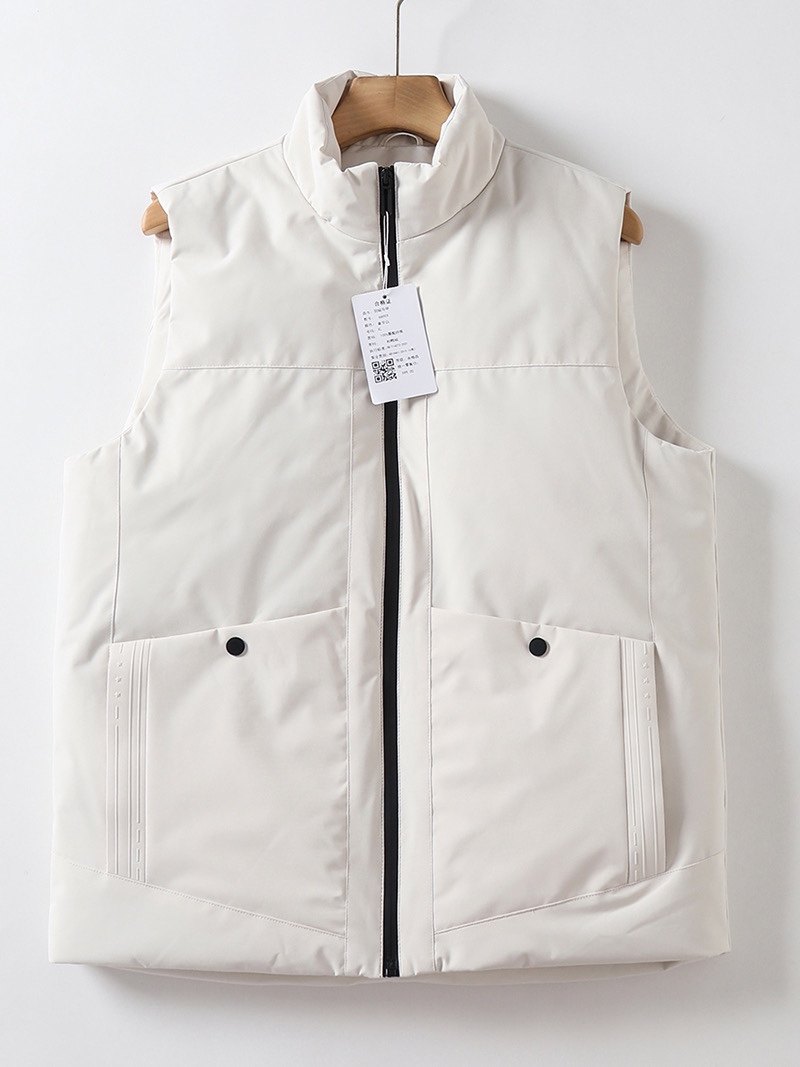 捡漏！白鸭绒马甲男士秋冬轻便保暖立领羽绒背心潮流百搭外穿坎肩,淘宝优惠券,粉丝福利购,淘宝优惠卷
