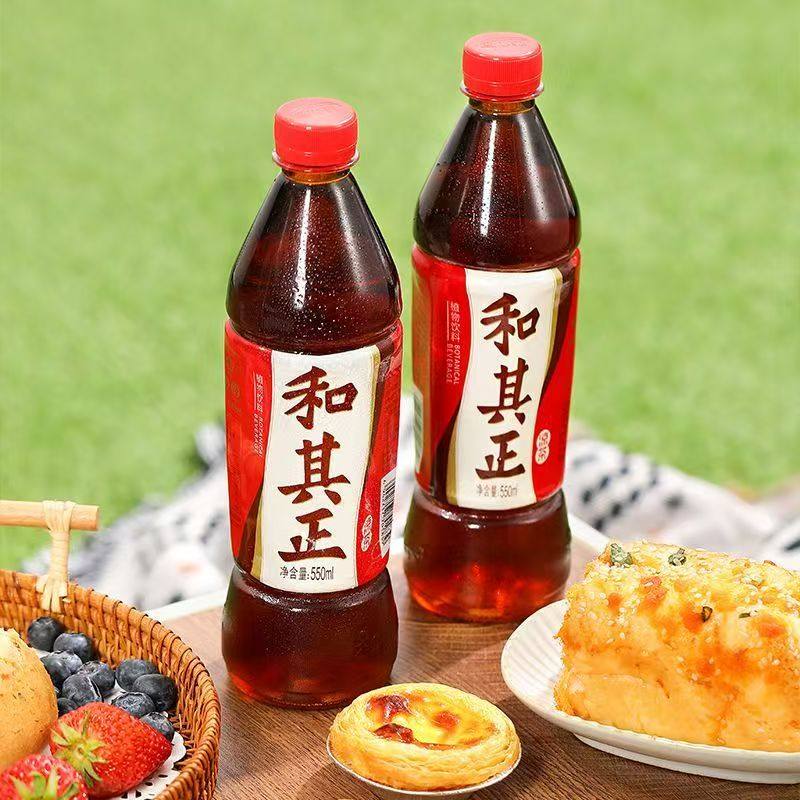 和其正550ml整箱过年囤货装聚餐即饮草本植物下午茶清爽饮料