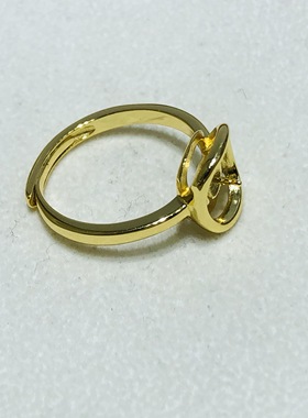 其他女款纯银日韩玫瑰金戒指配件