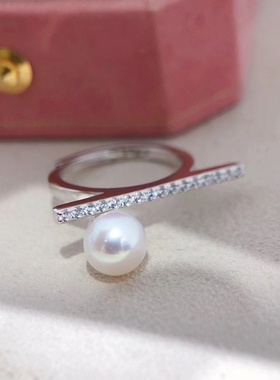 其他女纯银日韩银色戒指配件银色