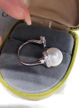 其他女纯银日韩银色戒指配件国产