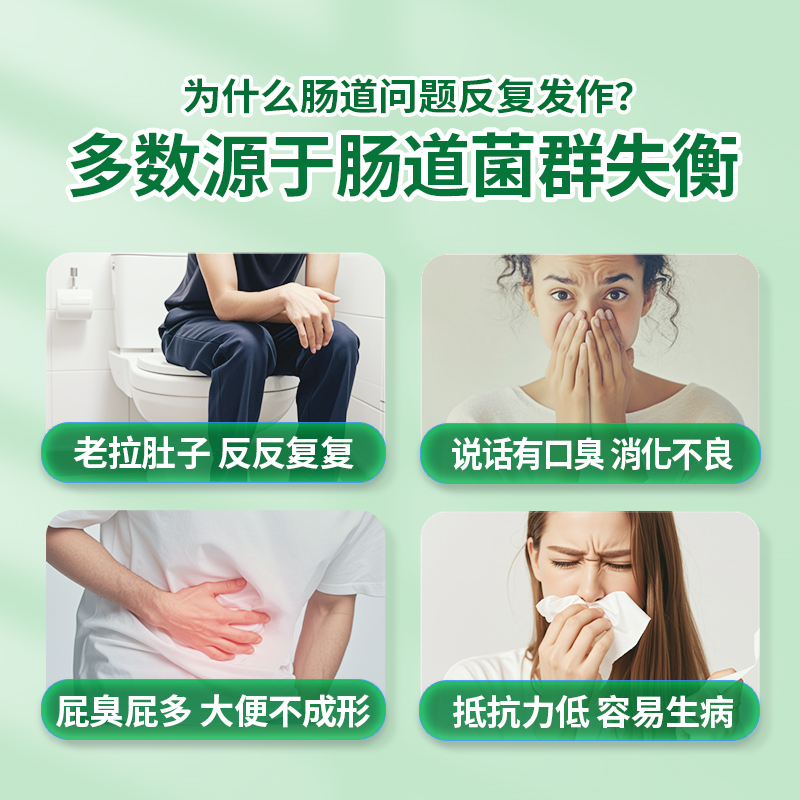 阿泰宁酪酸梭菌活菌胶囊益生菌腹泻肠炎肠道调理拉肚子药36粒