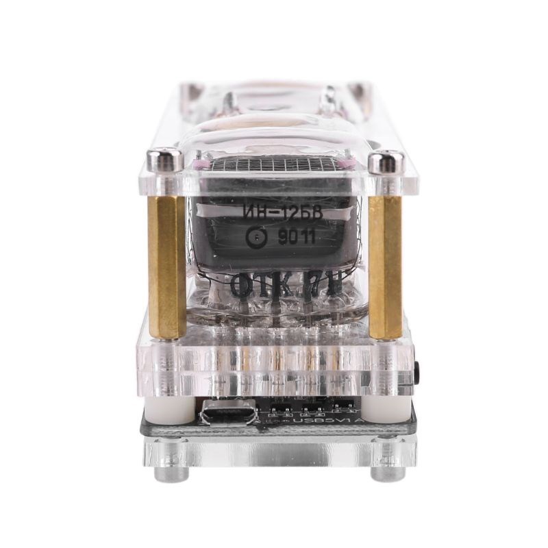 IN-12 Glow Tube Clock 7Color RGB DS3231 IN12 Nixie Tube Cloc - 图1