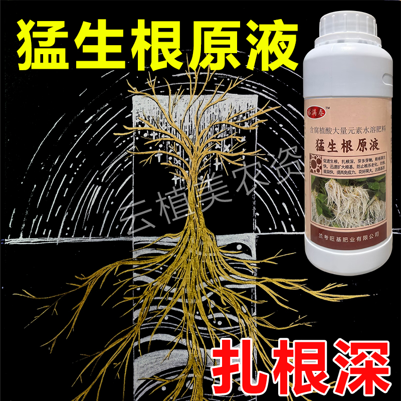 猛生根原液生根壮苗水溶肥植物通用生根剂植物扦插移栽蔬菜快发根-图1