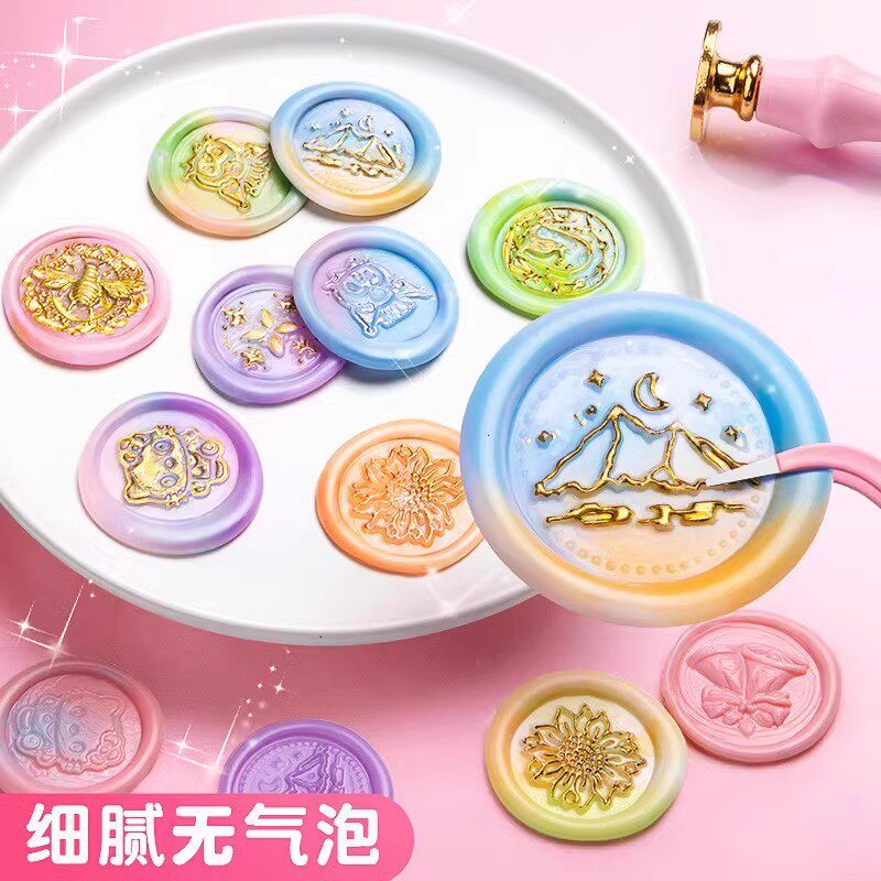 火漆印章咕卡套装全套混装蜡粒玩具女孩火气章头新手火星印章便宜带收纳盒儿童送材料模具豪华套装小朋友奖励,淘宝优惠券,粉丝福利购,淘宝优惠卷