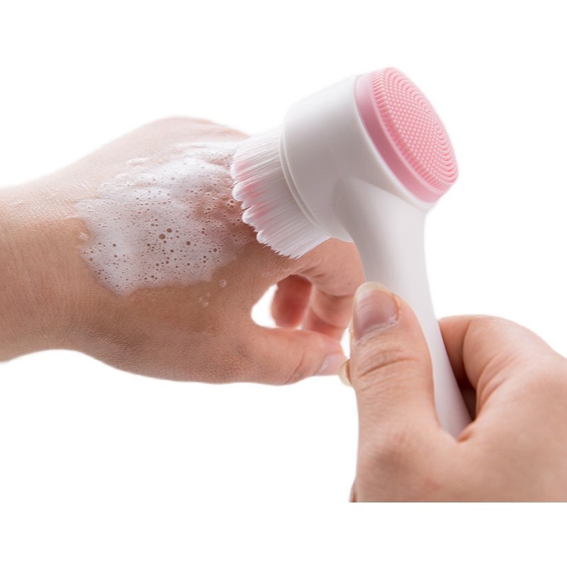 双面硅胶洗脸刷洁面仪手动按摩洁面刷软毛硅胶双面洗脸刷洗脸美妆,淘宝优惠券,粉丝福利购,淘宝优惠卷