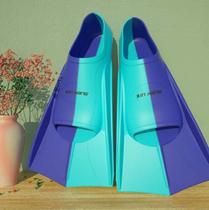 Foot Poo Webbing Adult Children Professional Light Diving Silicone Short Bicolor Foot Webbing Webbing Men And Women Are Composed By Swimming Breaststroke Flick Swimming