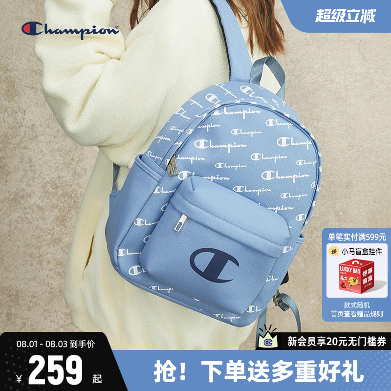 Champion冠军双肩包2026夏季新款休闲情侣经典女包男书包时尚背包