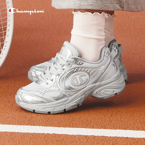 Серебряная демисезонная спортивная обувь, в американском стиле, 2025 года