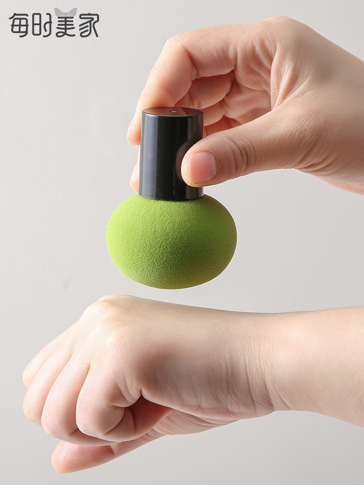 小粉扑盒化妆海绵不吃粉美妆蛋粉底粉饼bb霜干湿两用洗脸扑 - 图1