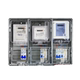 Single-phase electric meter 220v rental house electric meter distribution box household digital electric meter switch electric gate outdoor electric meter box