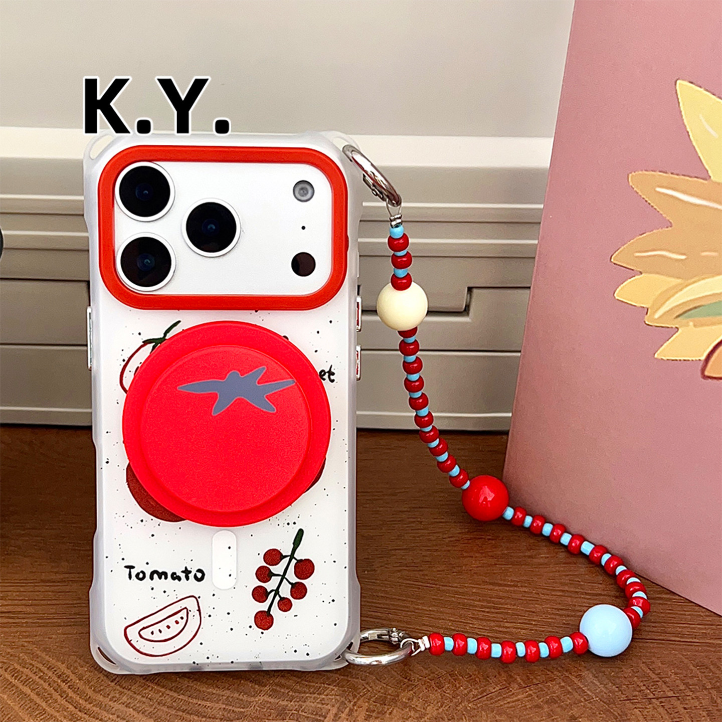 番茄底新款苹果17promax带支架磁吸手机壳挂绳适用于华为mate80pro斜挎可背小米17pro保护壳vivox200防摔硬壳,淘宝优惠券,粉丝福利购,淘宝优惠卷