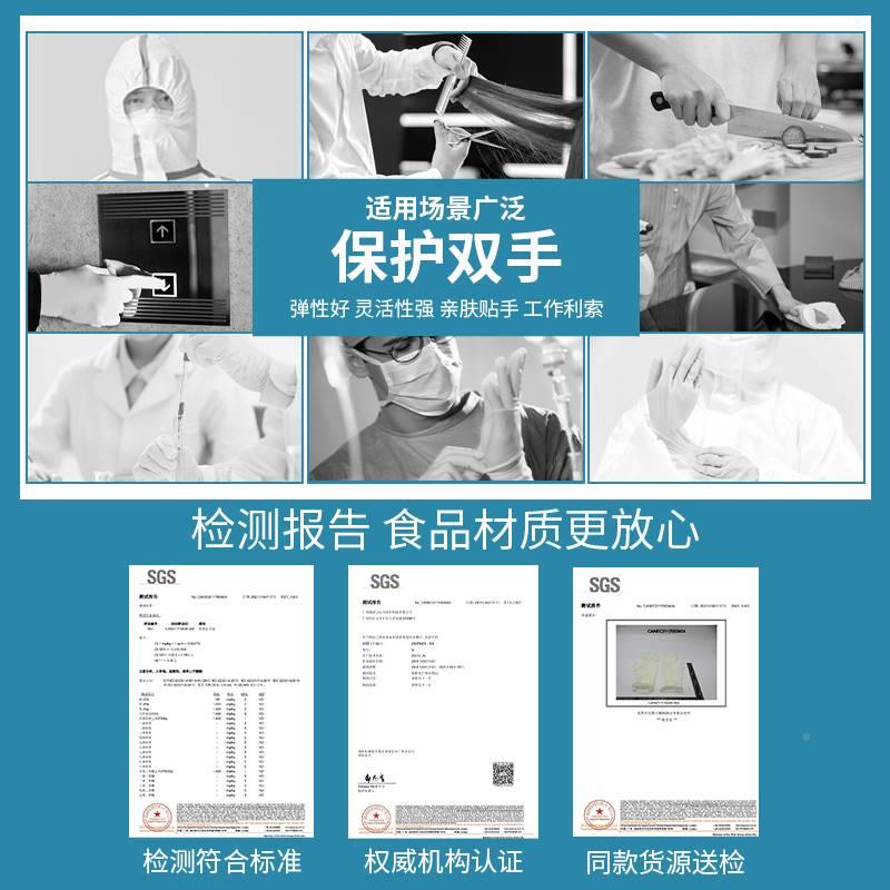 【选次灿灿严】一性手套加厚乳胶橡胶品级pvc100fhst-009只厨房透 - 图3