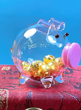 可爱小猪金豆豆收纳瓶